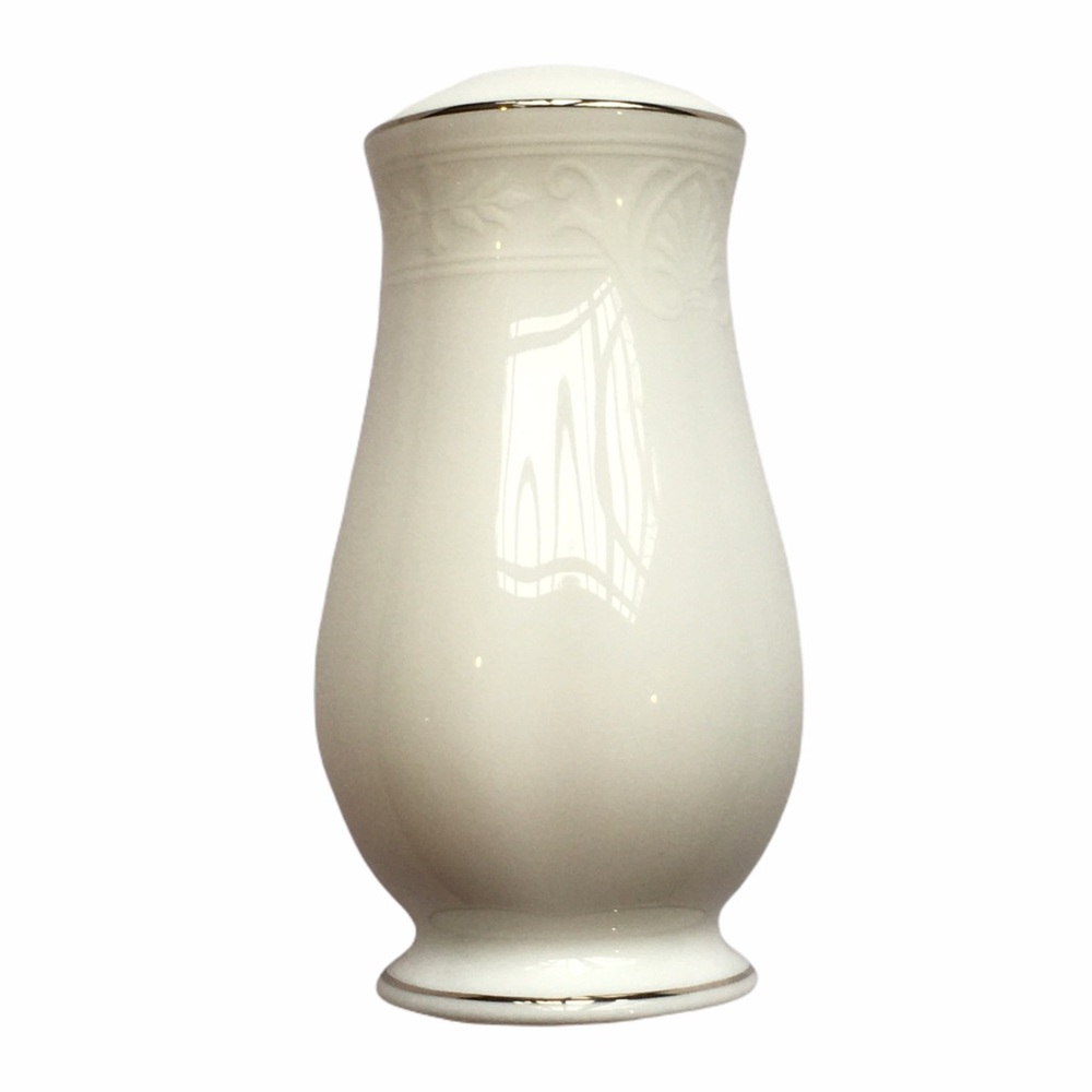Lenox Hannah Platinum Bone China Salt Shaker NEW